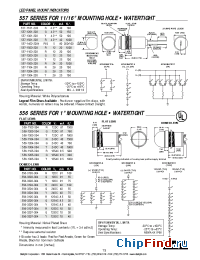 Datasheet 557-1101-203 manufacturer Dialight